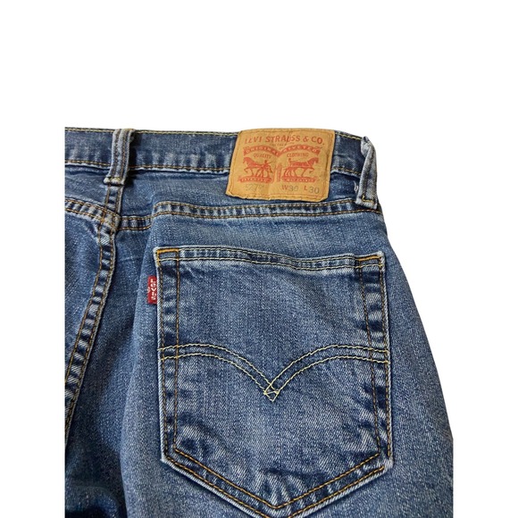 Levi's Jeans‎ Mens 30 Blue Denim 527 Low Rise Slim Bootcut Classic Workwear - Picture 1 of 13